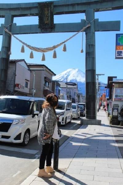 金鳥居 御師のまちなみを散策の画像