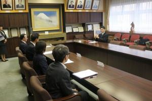 佐藤正樹選手　表敬訪問２
