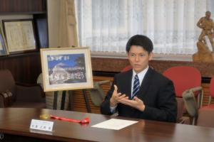 佐藤正樹選手　表敬訪問３