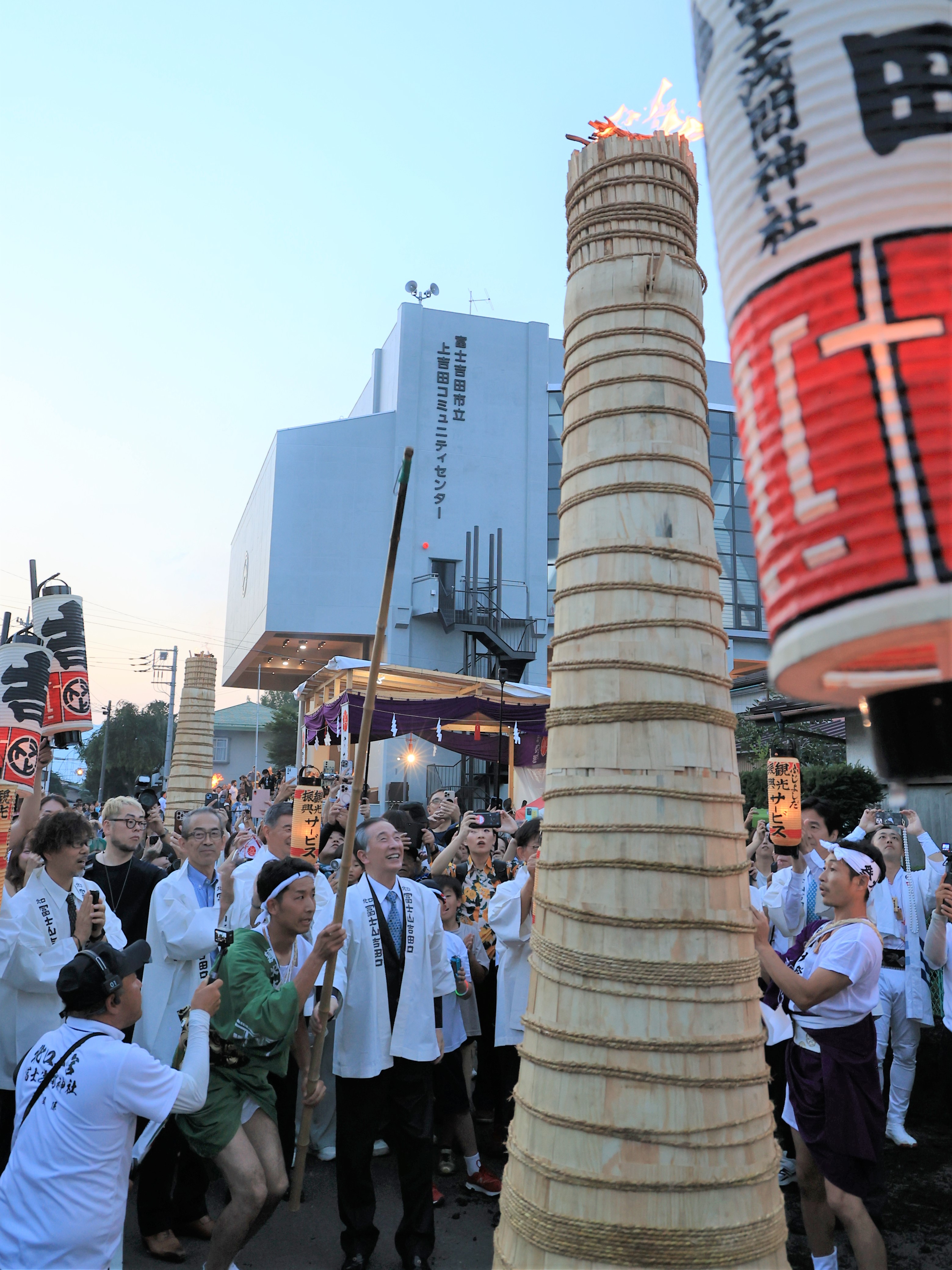 8月26日(火)吉田の火祭り　画像