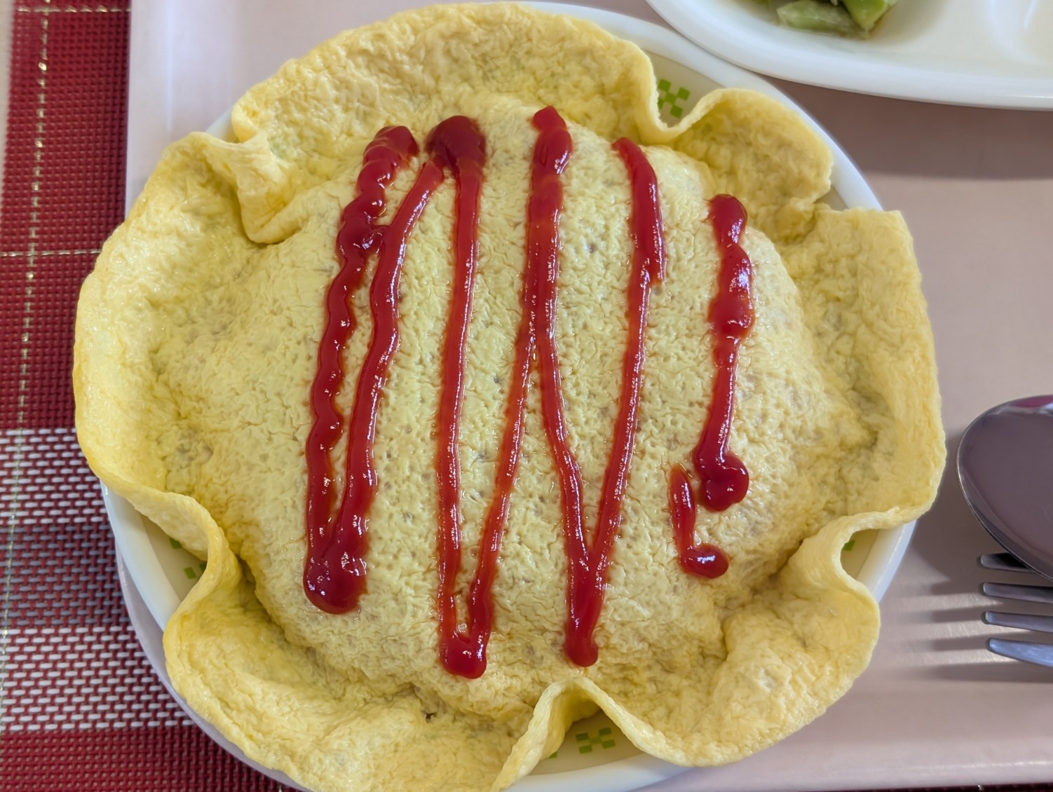 9月29日の給食のオムライスの写真