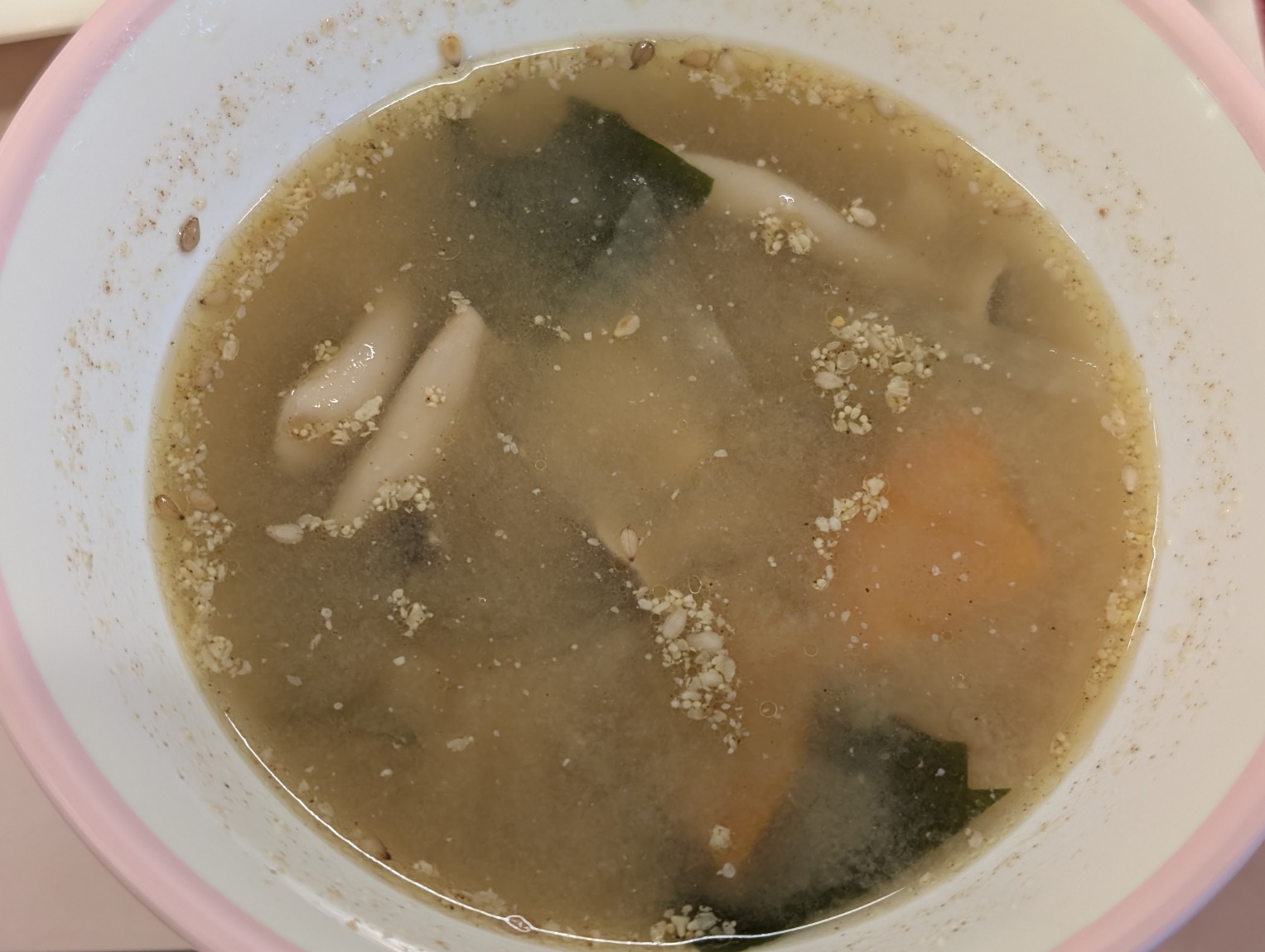 9月24日の給食のごま汁の写真