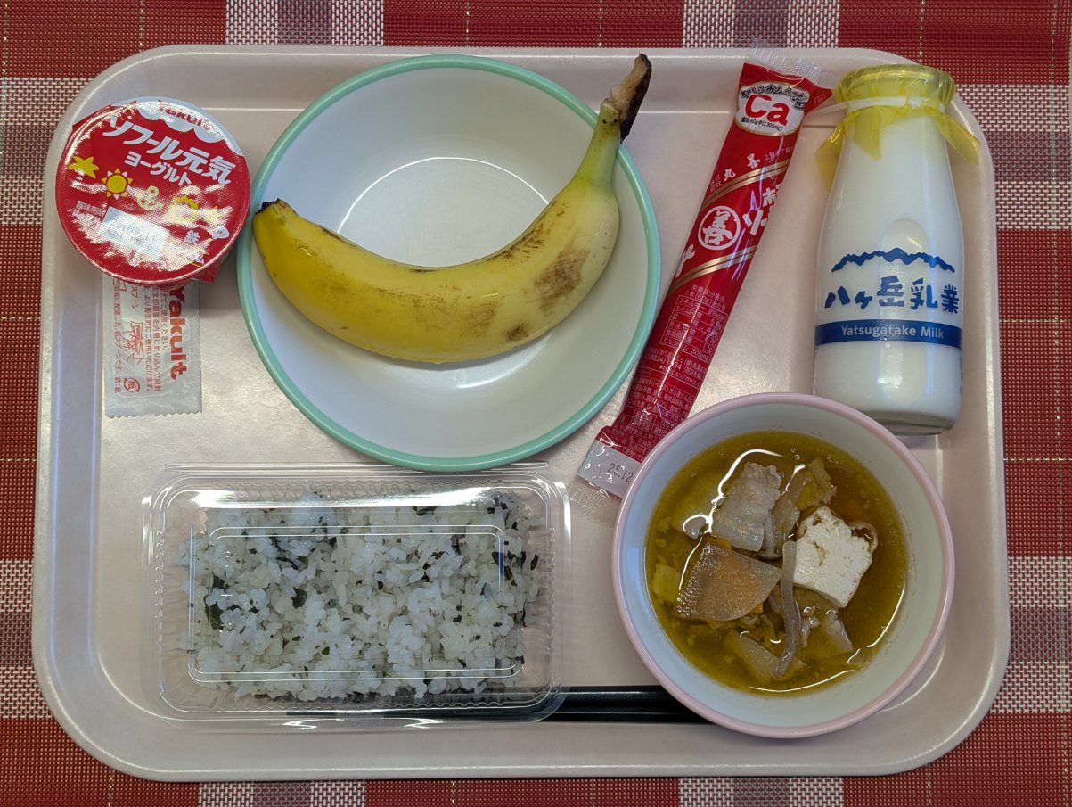 9月1日の給食の全体写真