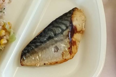 12月17日の鯖の塩焼きの写真