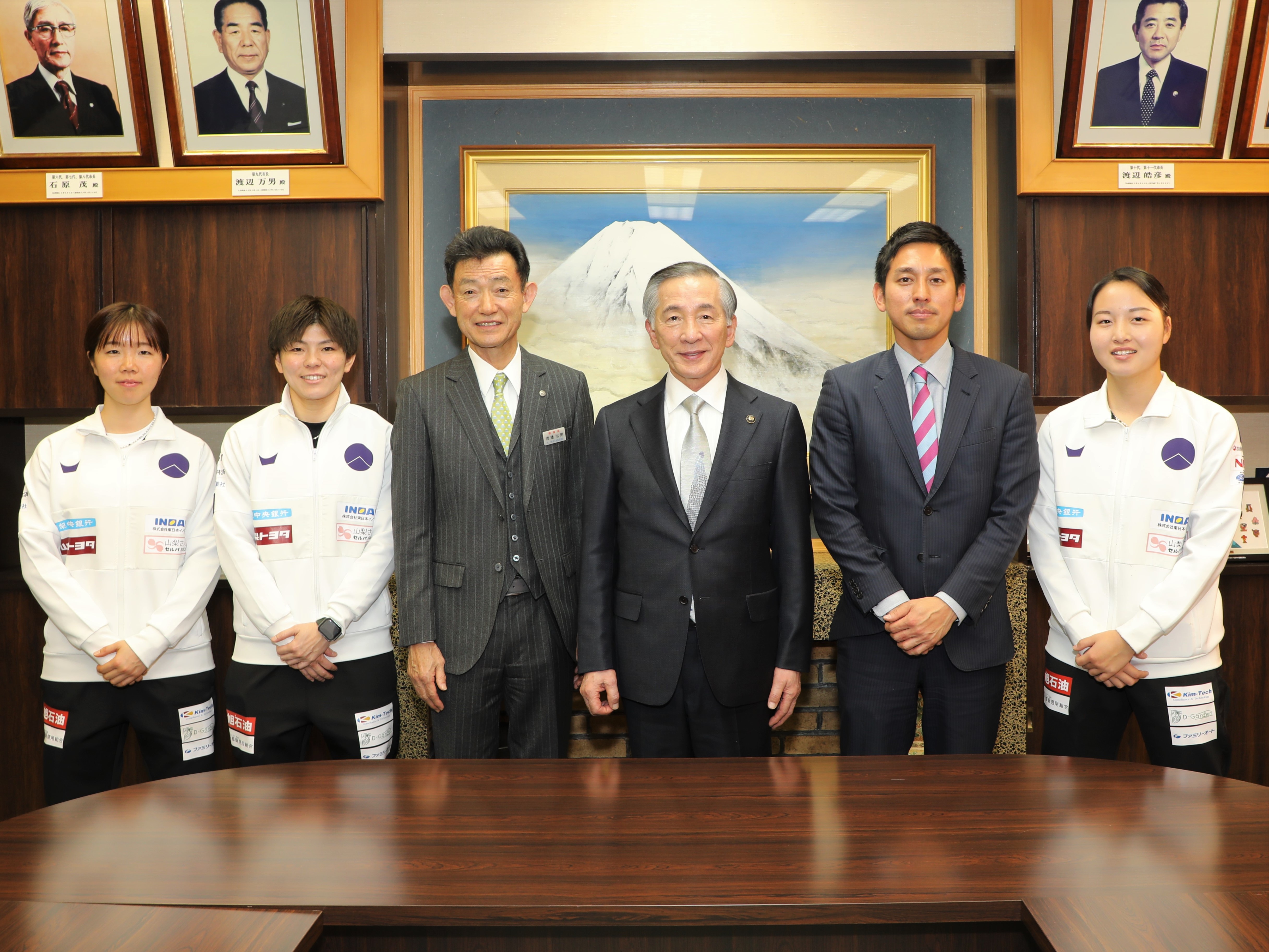 12月23日(火)表敬訪問(FCふじざくら)　画像