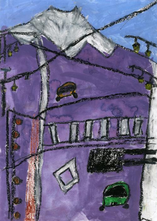 夜のきれいな本町通り