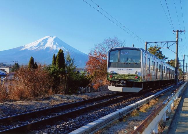富士山と電車