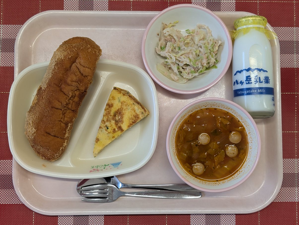 5月21日の給食の全体写真
