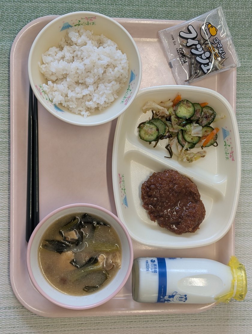 7月3日の給食の全体写真