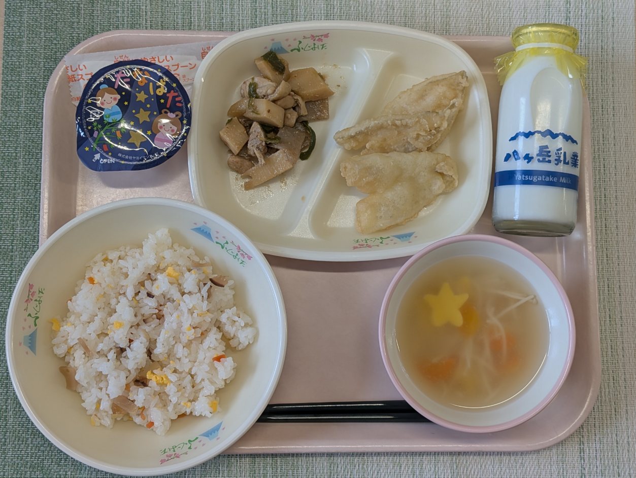 7月7日の給食の全体写真