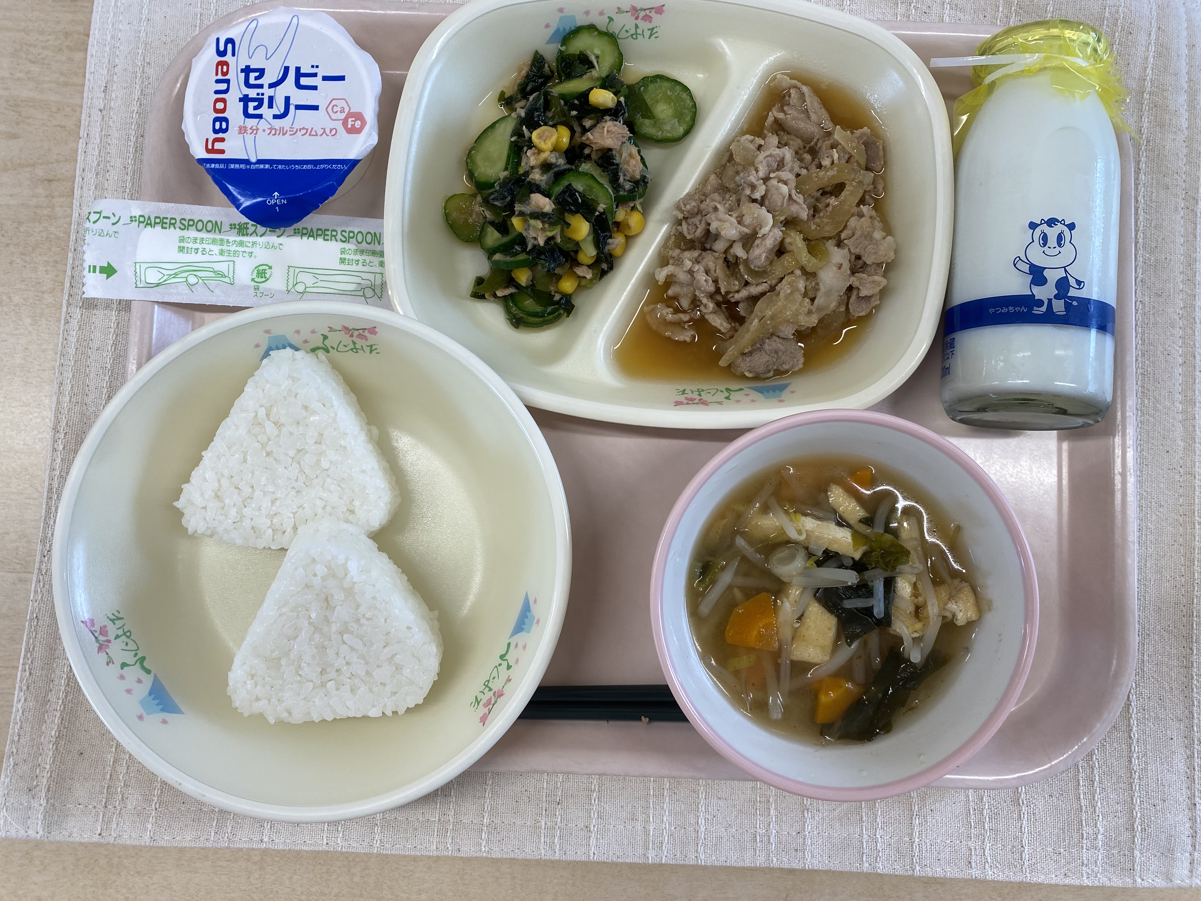 7月21日の給食の全体写真
