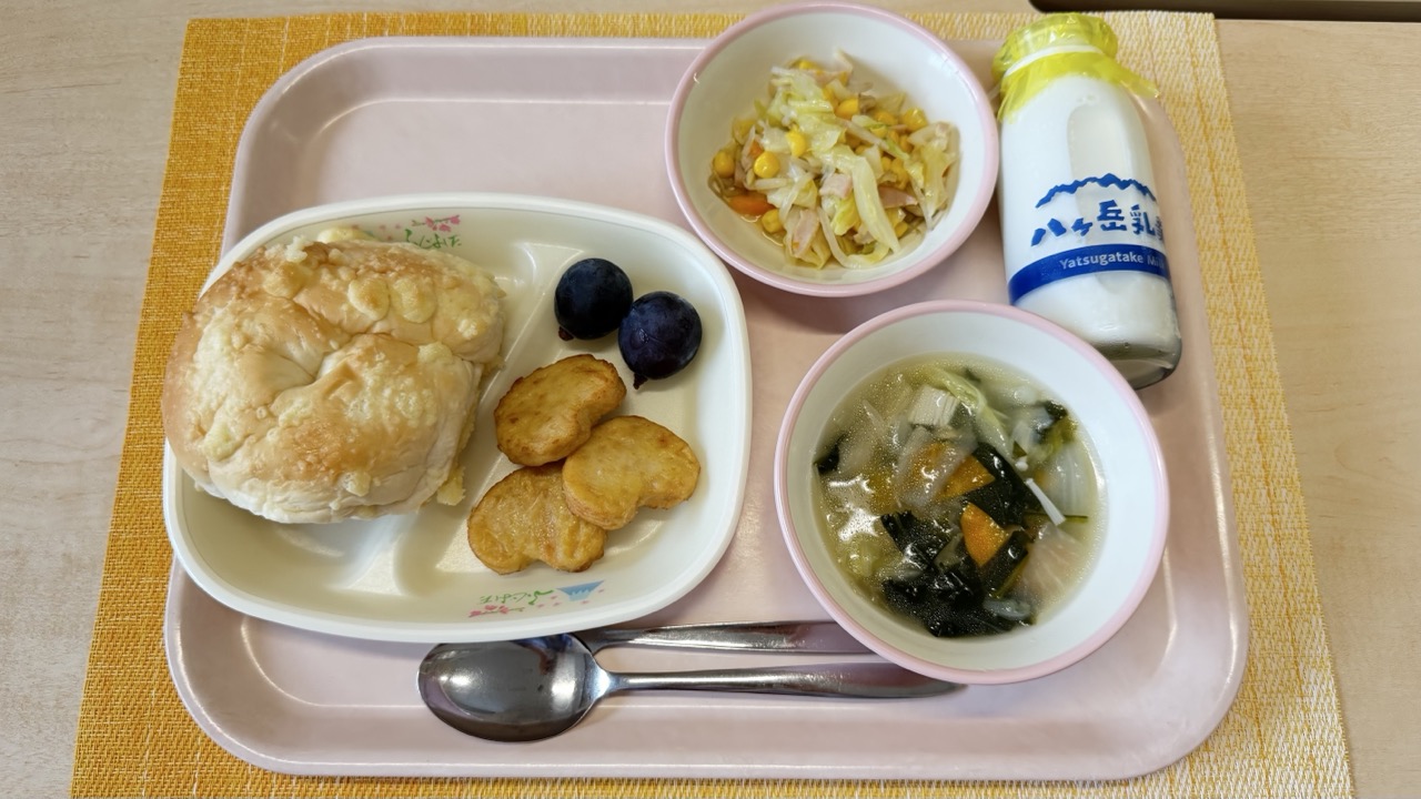 9月8日の給食の全体写真
